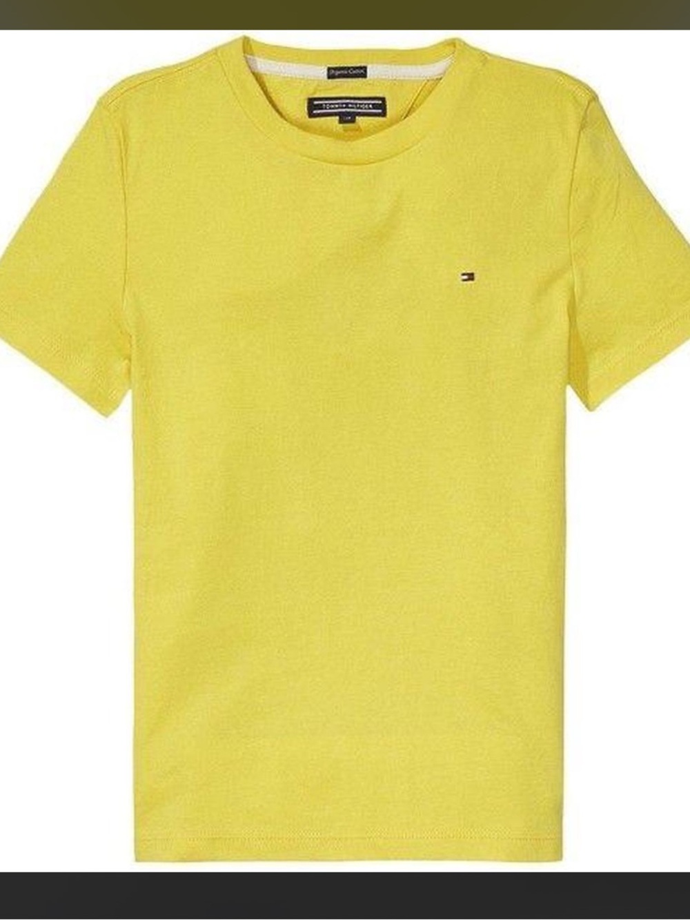 Tommy Hilfiger Bright Yellow Short-Sleeve Crew Tee